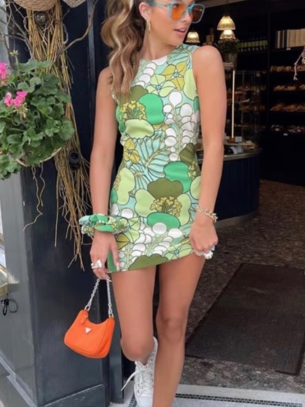 ZARA Retro Printed Dress